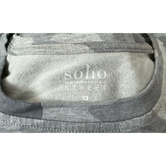 Soho Camo Crop Soft Cozy Sweater Women’s Size Medium New - Picture 4 of 8